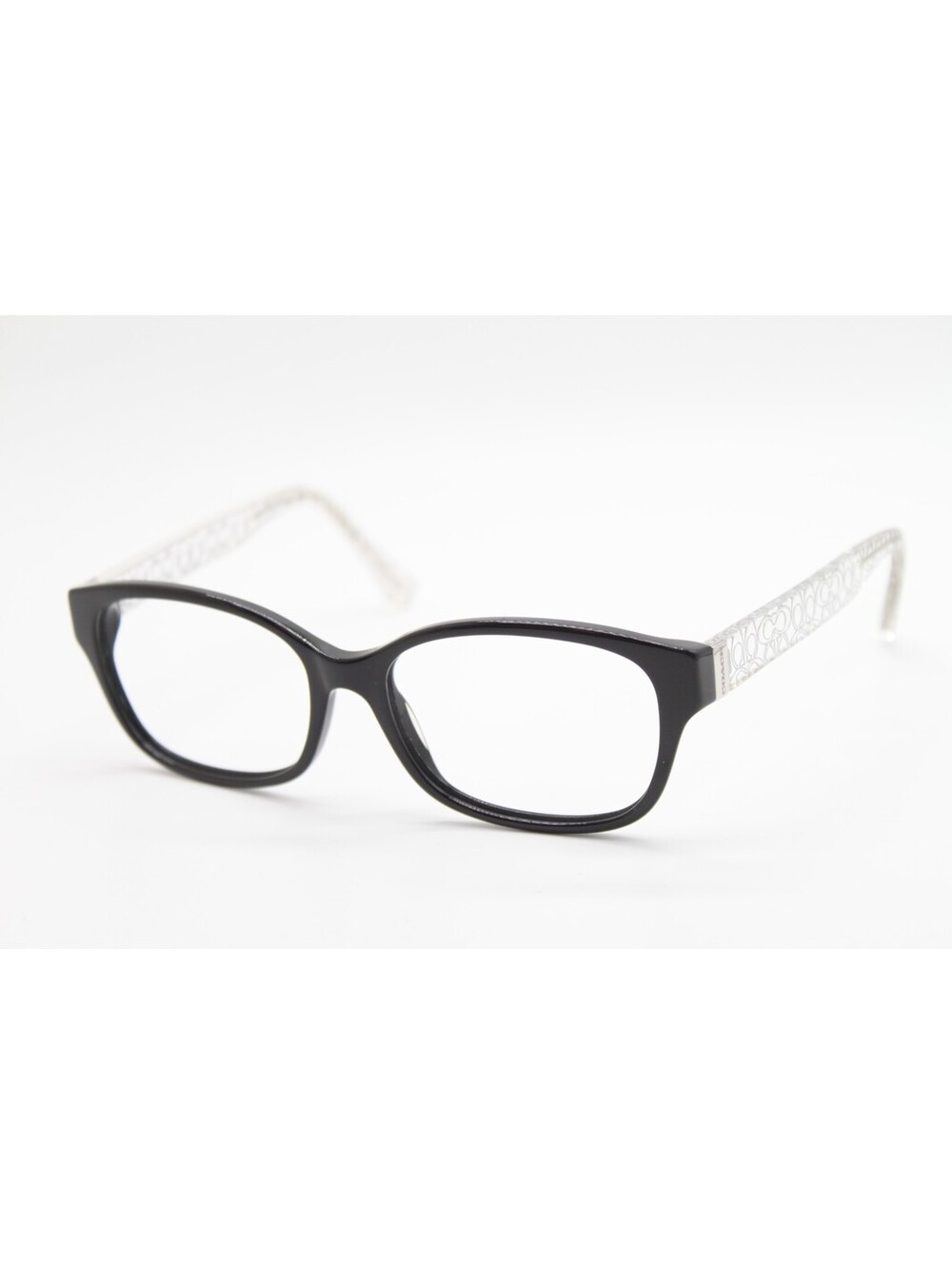 NEW COACH HC 6049 TIA 5151 BLACK CRYSTAL AUTHENTIC EYEGLASSES 54-16